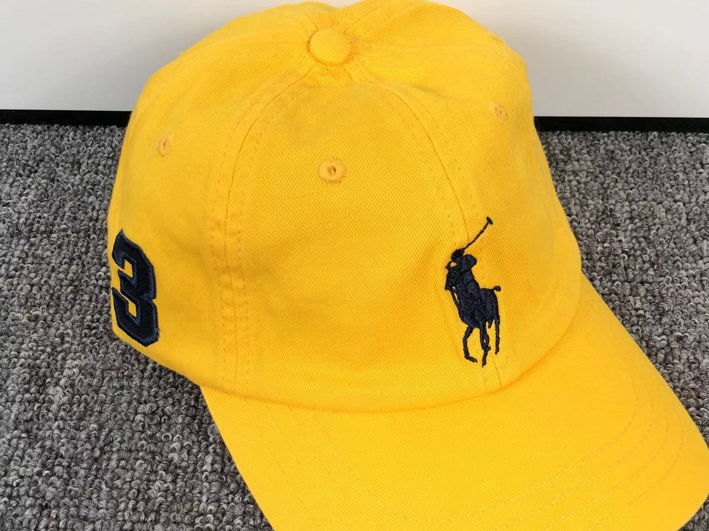 POLO RALPH LAUREN DENIM CAP YELLOW