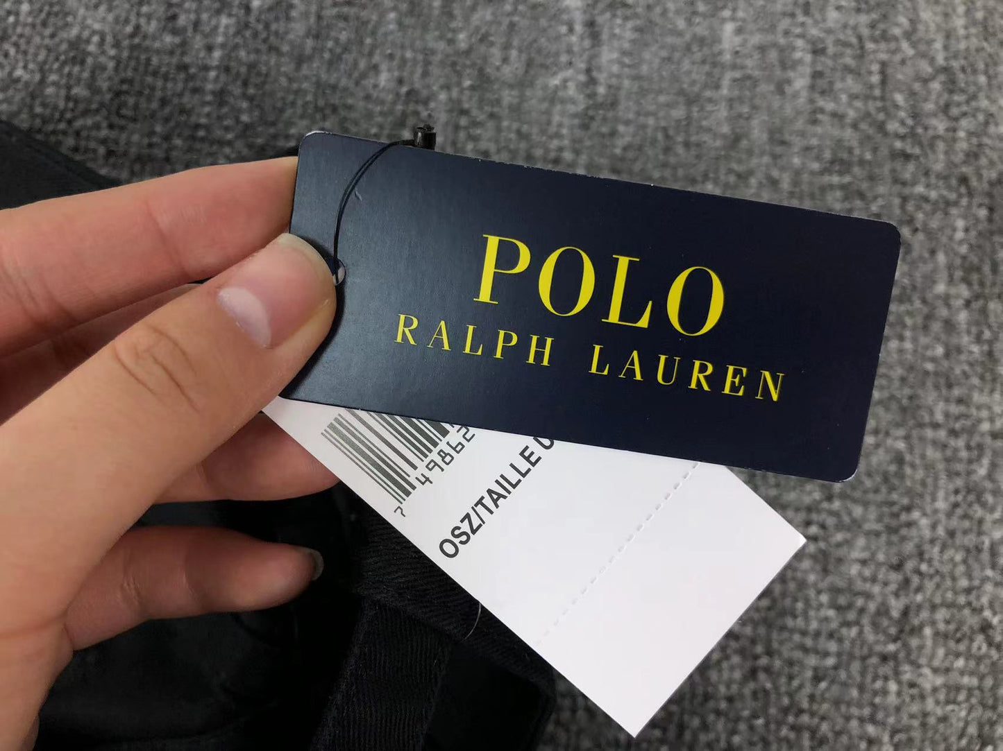 POLO RALPH LAUREN DENIM CAP BLACK RED