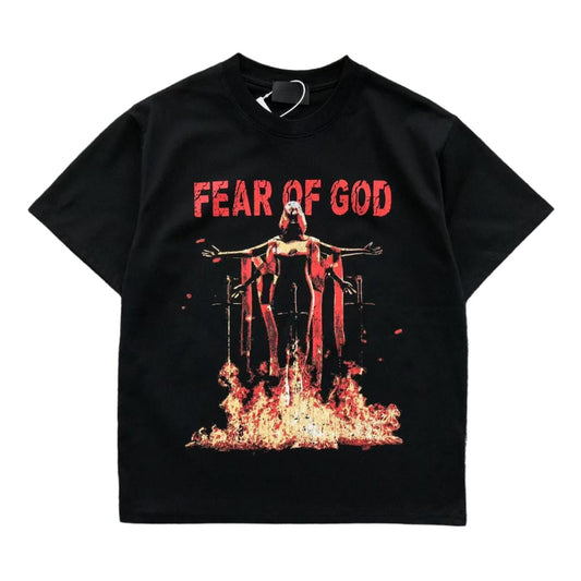 FEAR OF GOD ESSENTIALS GRAPHIC T-SHIRT BLACK