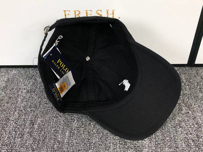 POLO RALPH LAUREN DENIM CAP BLACK RED