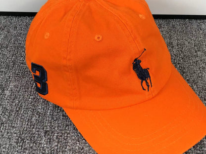 POLO RALPH LAUREN DENIM CAP ORANGE