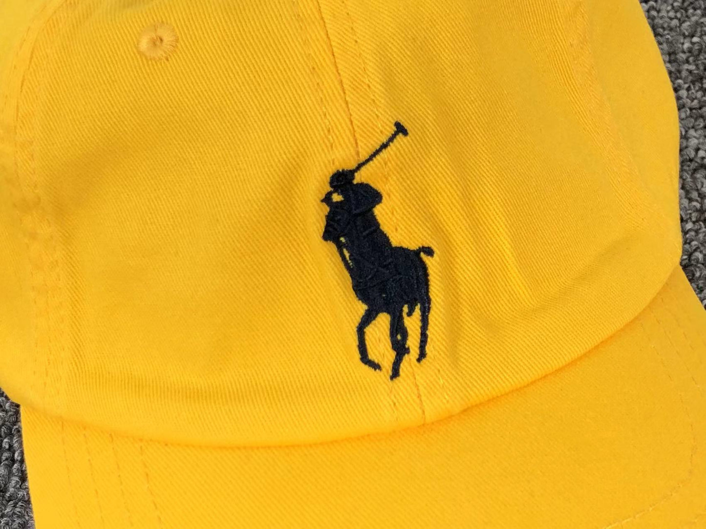 POLO RALPH LAUREN DENIM CAP YELLOW