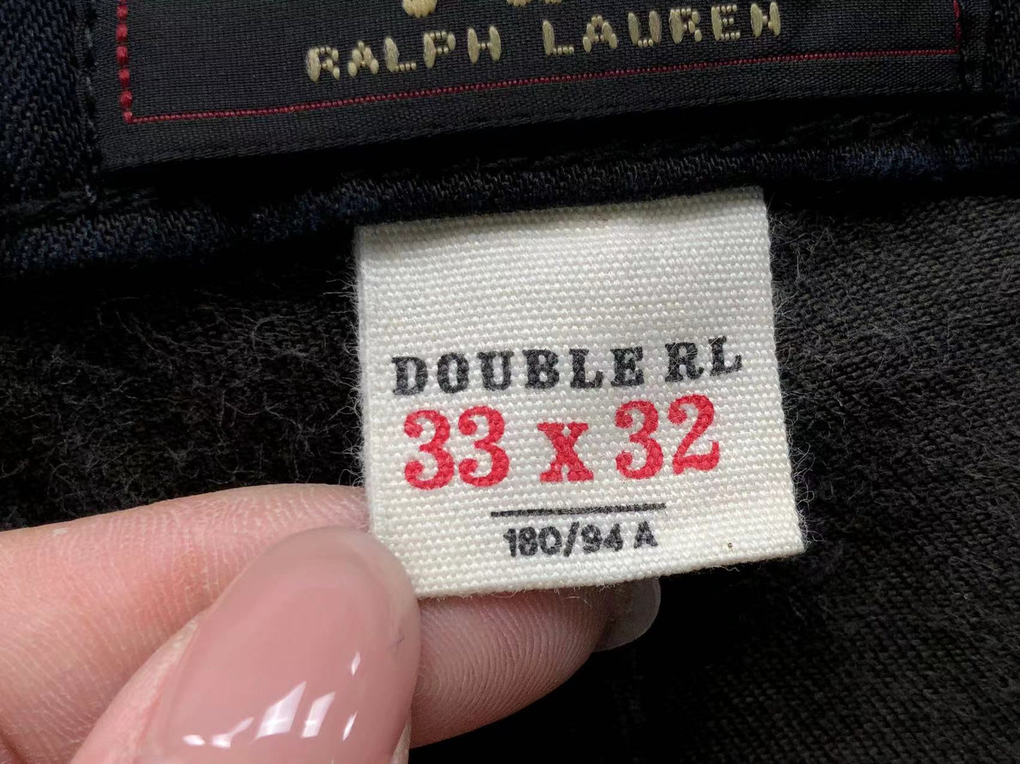 POLO RALPH LAUREN REGULAR FIT JEANS BLACK