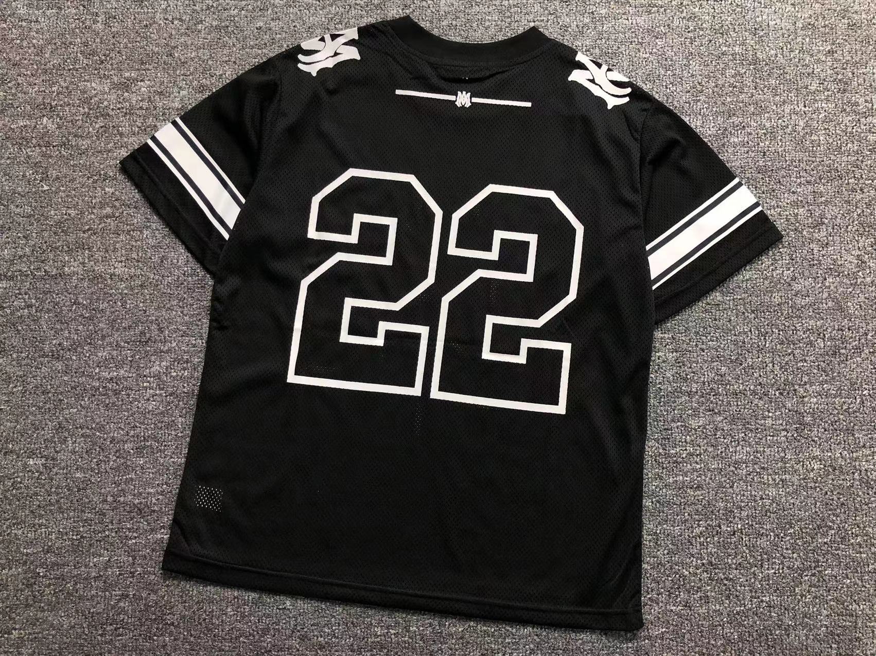 AMIRI 22 MESH JERSEY BLACK - Sin Sity Reps