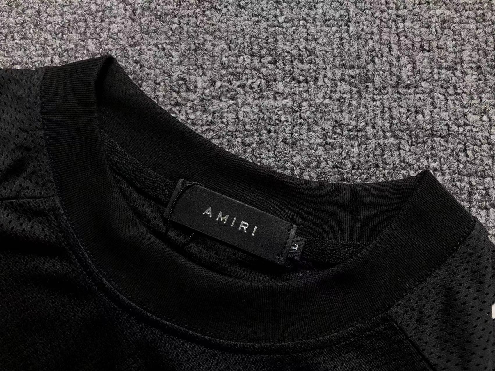 AMIRI 22 MESH JERSEY BLACK - Sin Sity Reps