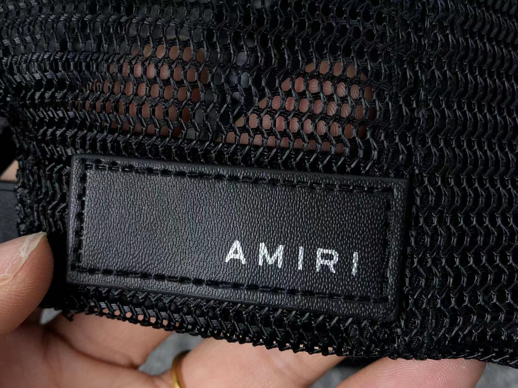 AMIRI DRIP LOGO TRUCKER HAT BLACK - Sin Sity Reps