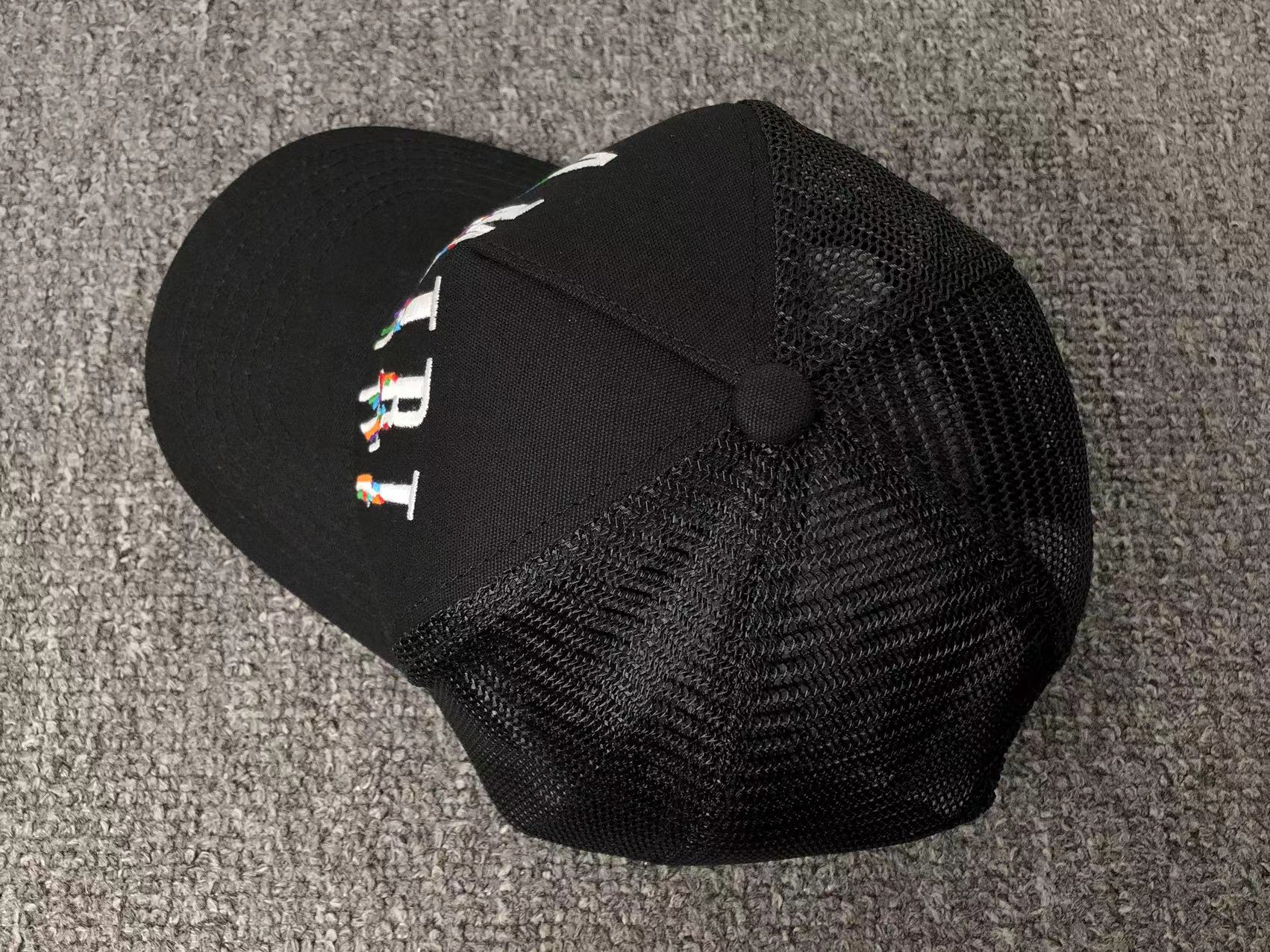 AMIRI DRIP LOGO TRUCKER HAT BLACK - Sin Sity Reps