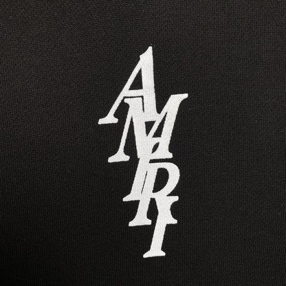 AMIRI LETTER LOGO HOODIE BLACK - Sin Sity Reps