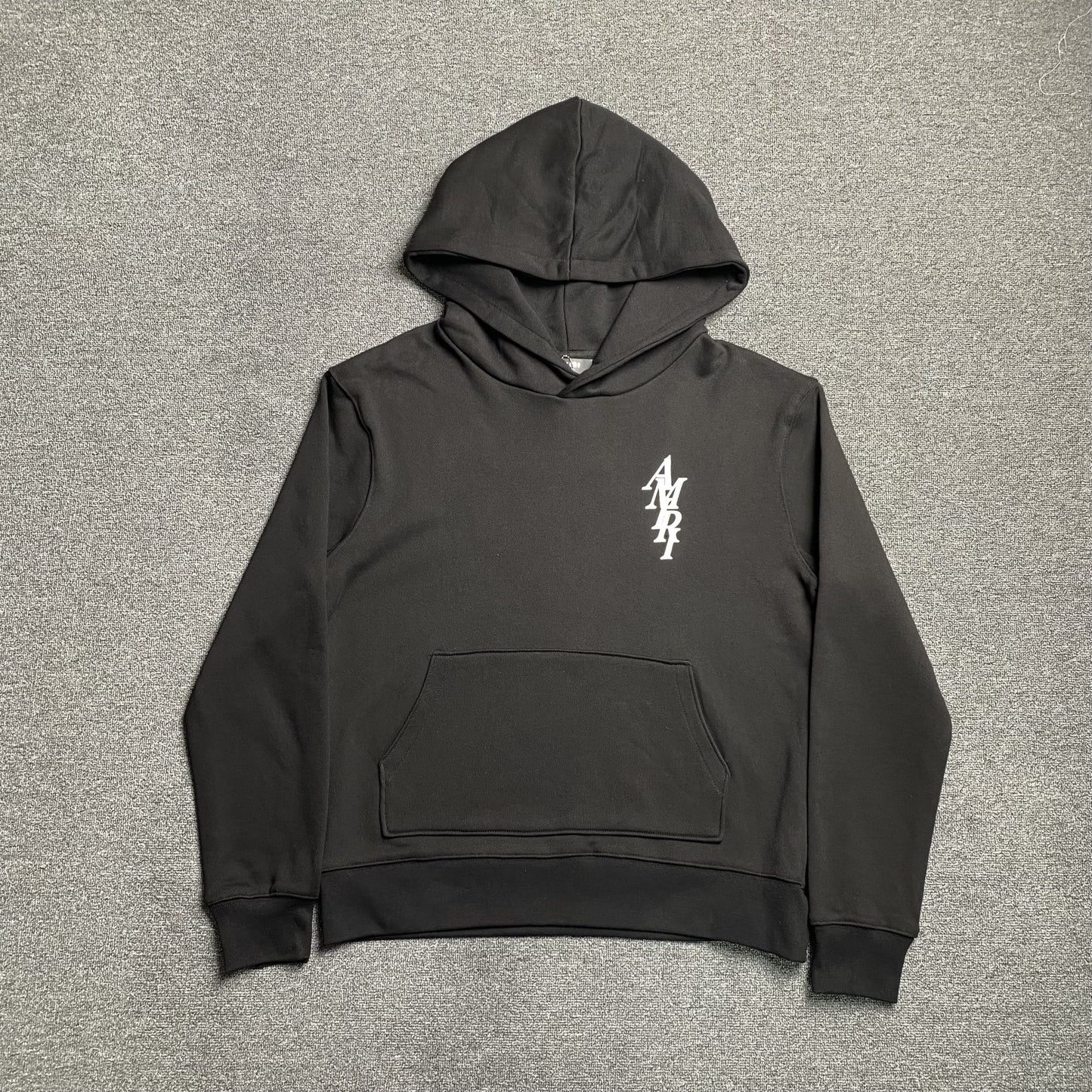 AMIRI LETTER LOGO HOODIE BLACK - Sin Sity Reps