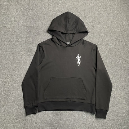 AMIRI LETTER LOGO HOODIE BLACK - Sin Sity Reps