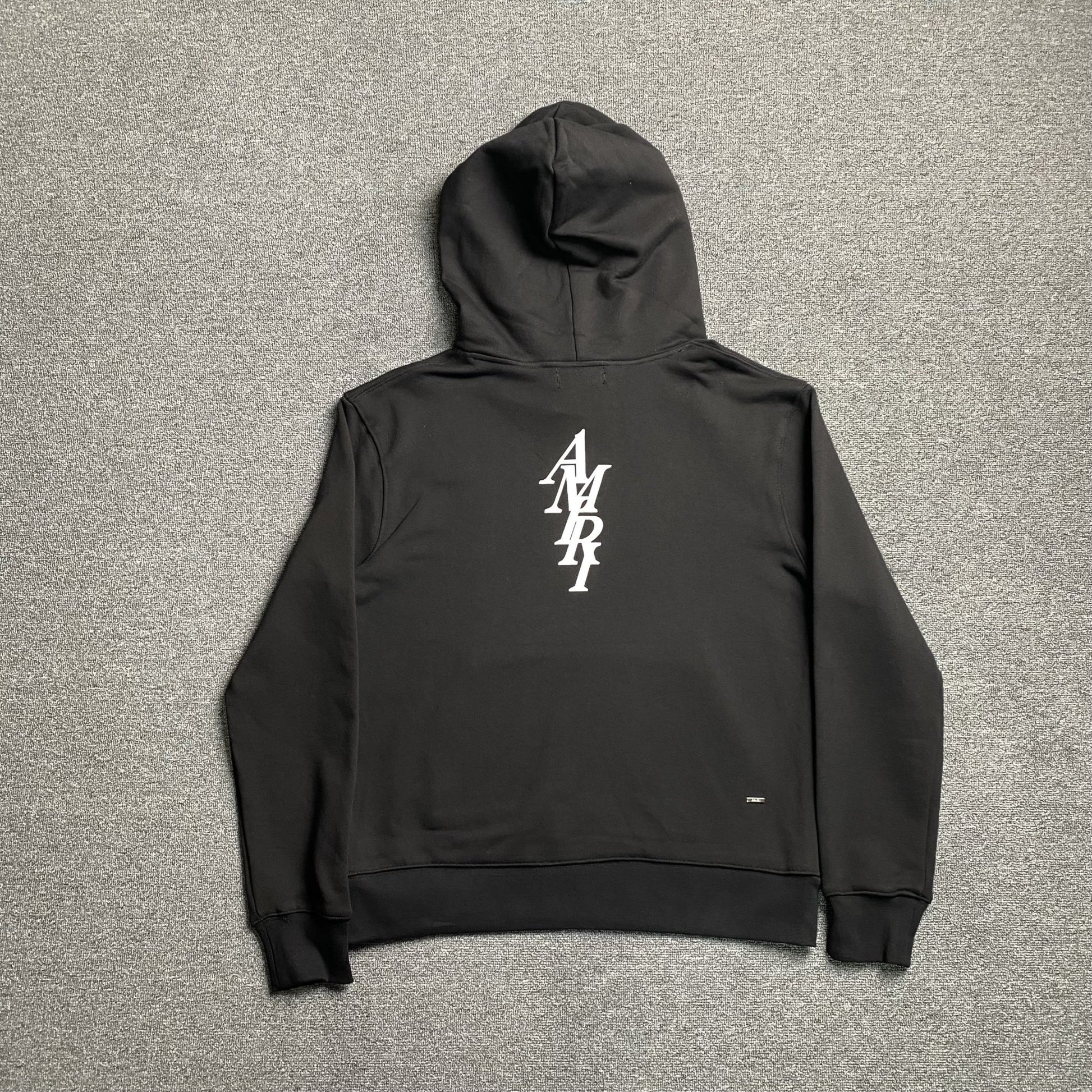 AMIRI LETTER LOGO HOODIE BLACK - Sin Sity Reps