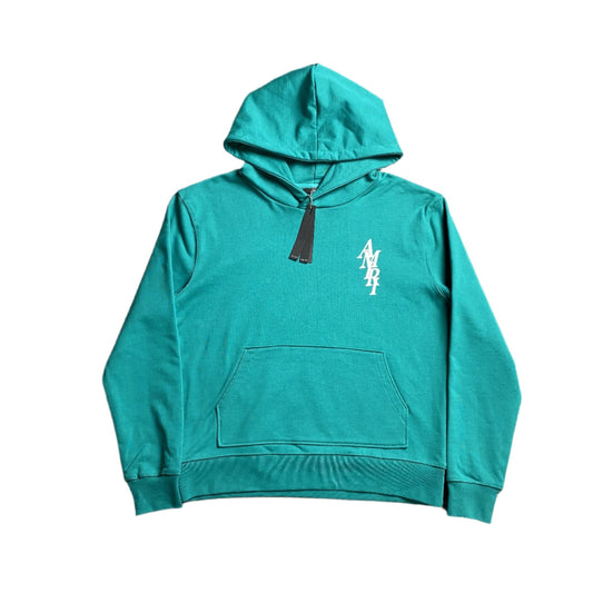 AMIRI LETTER LOGO HOODIE CERULEAN - Sin Sity Reps