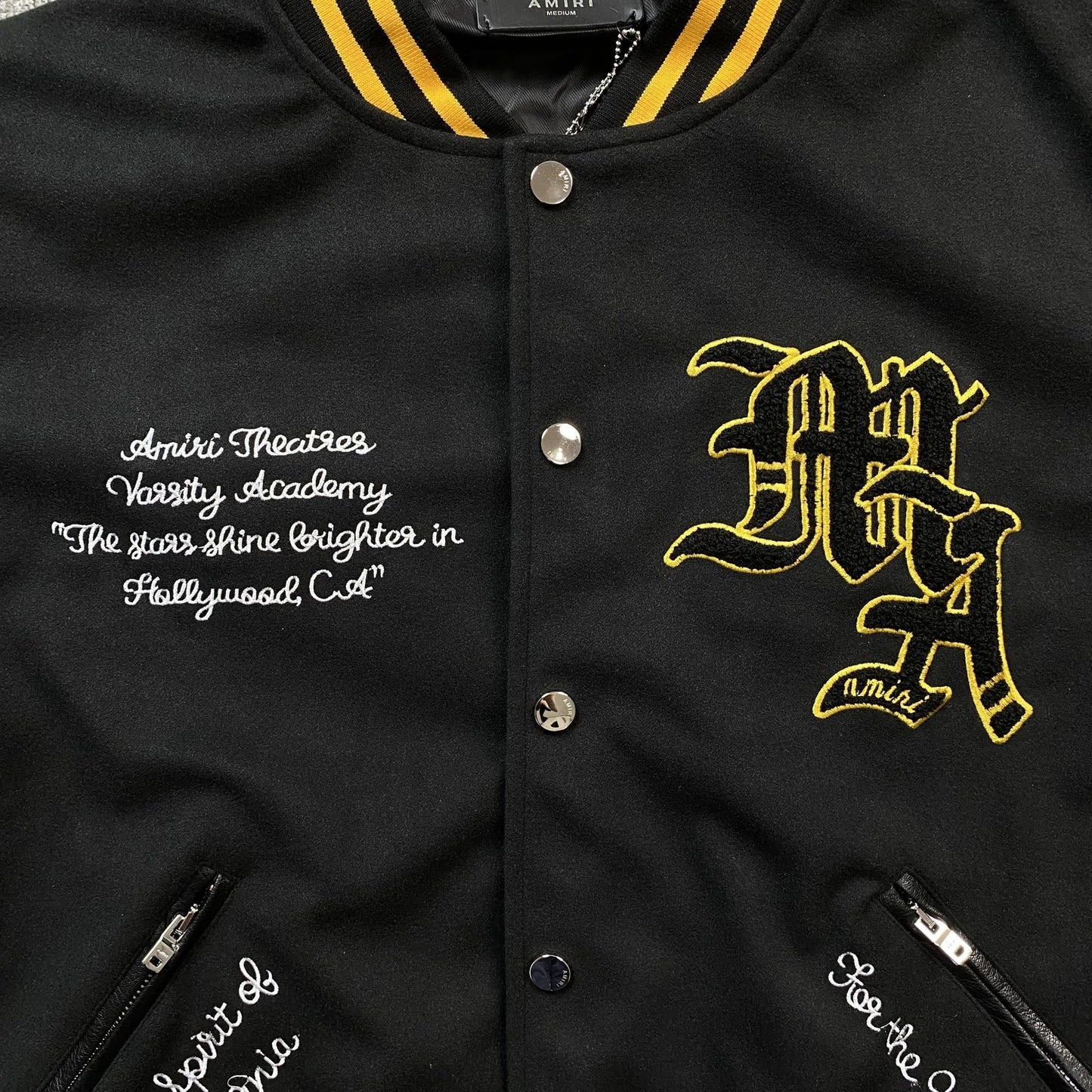 AMIRI LION VARSITY JACKET - Sin Sity Reps