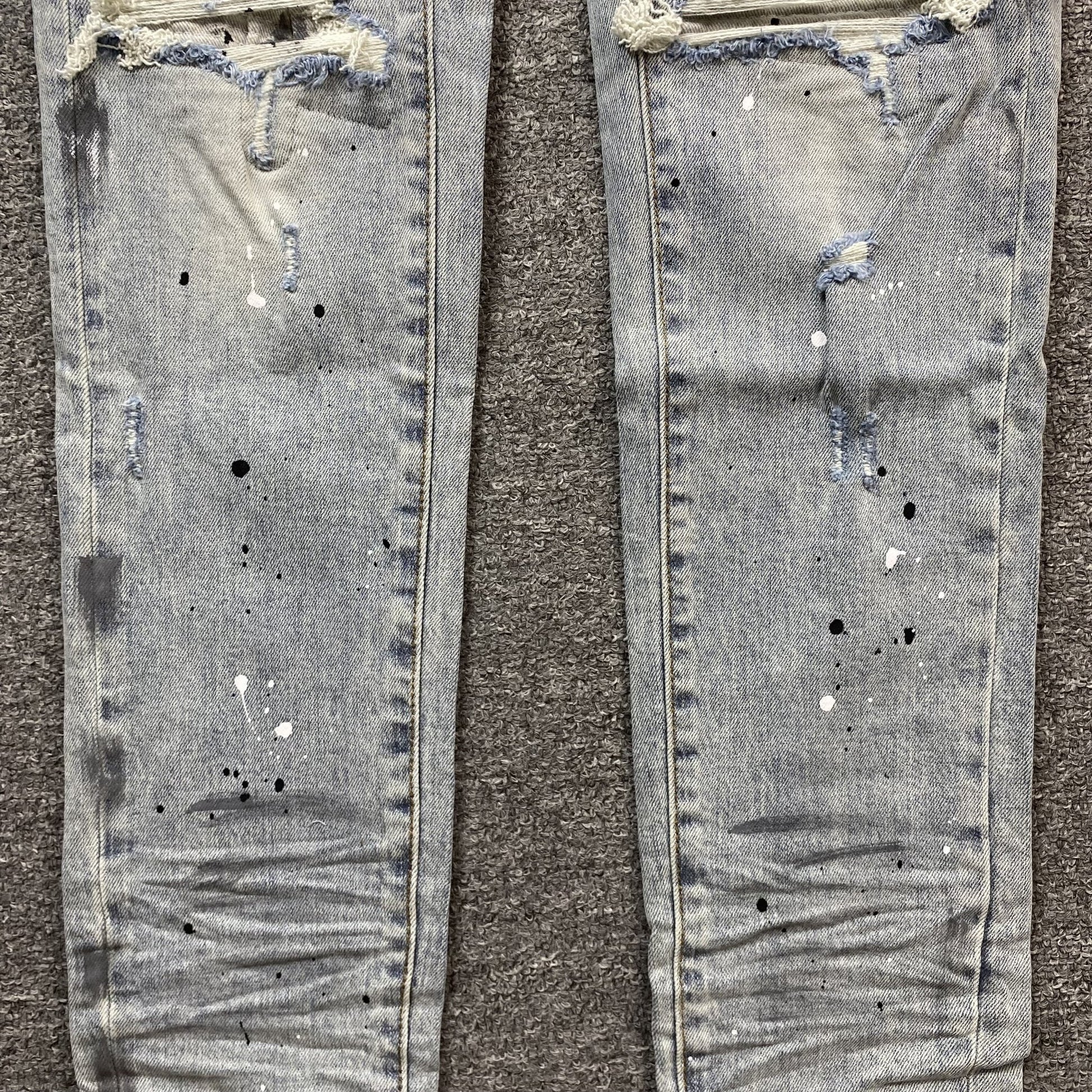 AMIRI MX1 PAINTER JEANS BLUE - Sin Sity Reps