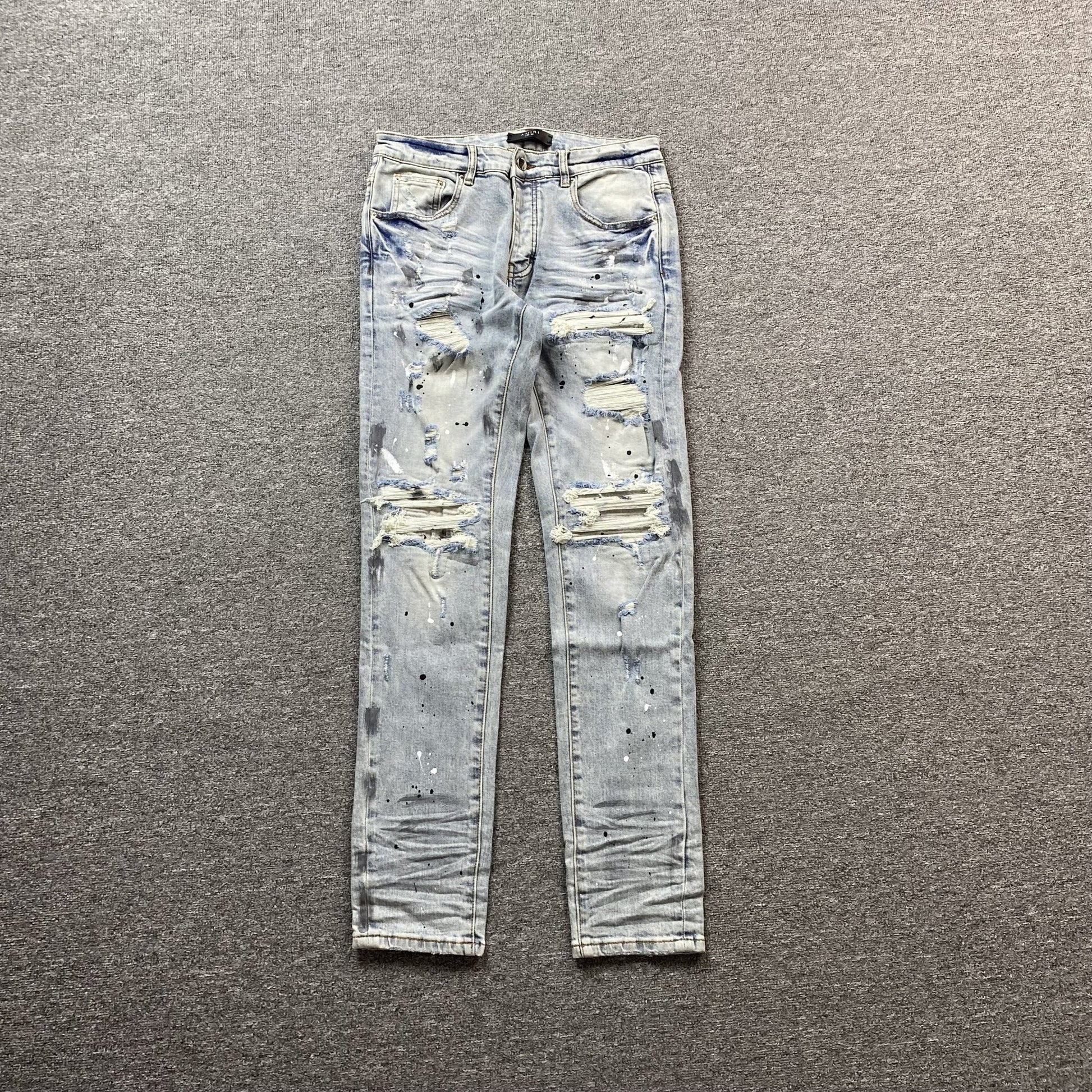 AMIRI MX1 PAINTER JEANS BLUE - Sin Sity Reps