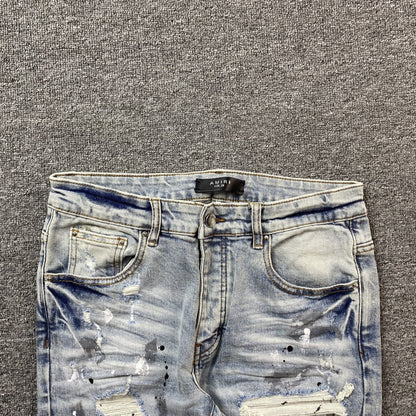 AMIRI MX1 PAINTER JEANS BLUE - Sin Sity Reps