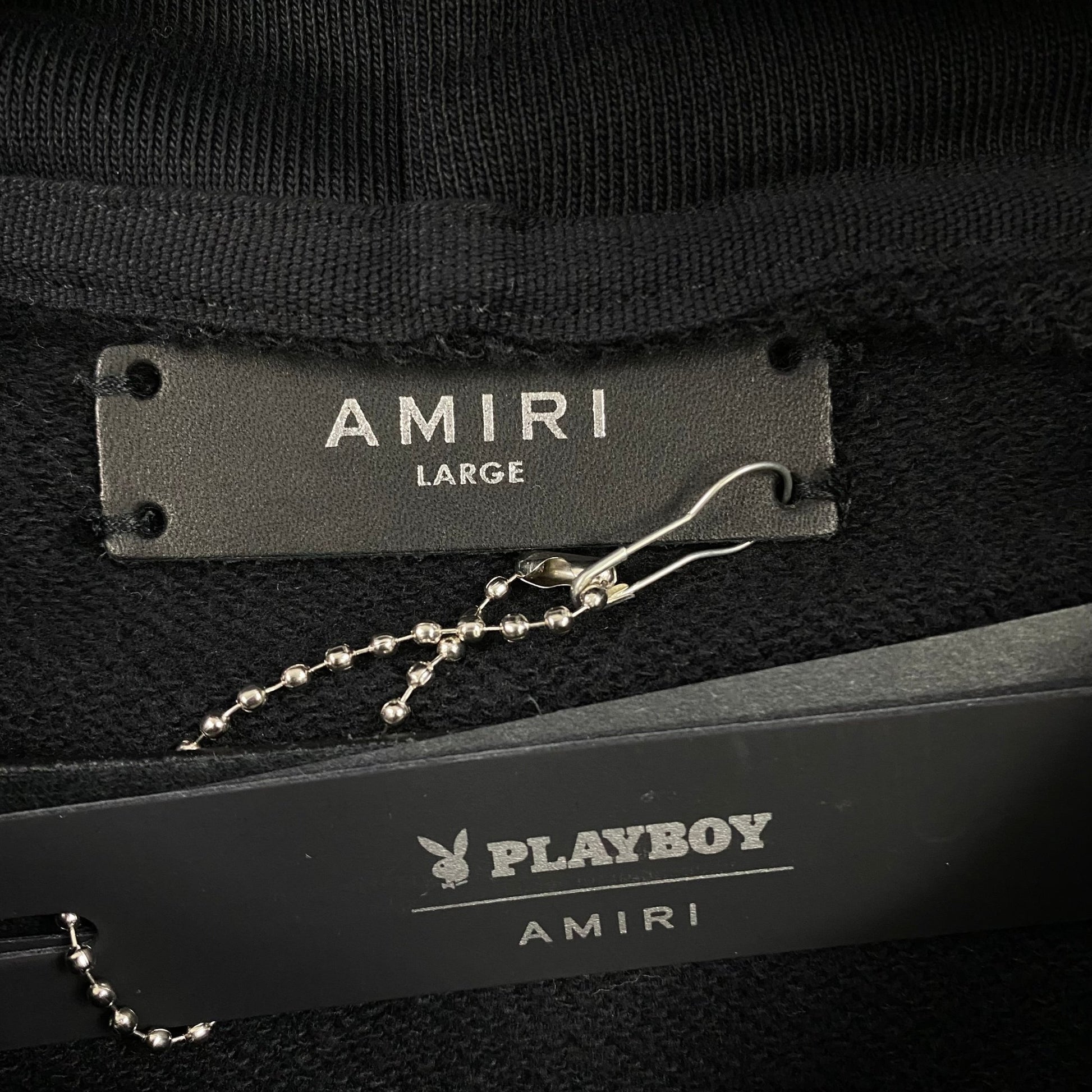 AMIRI PLAYBOY LOGO HOODIE BLACK YELLOW - Sin Sity Reps