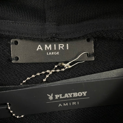 AMIRI PLAYBOY LOGO HOODIE BLACK YELLOW - Sin Sity Reps