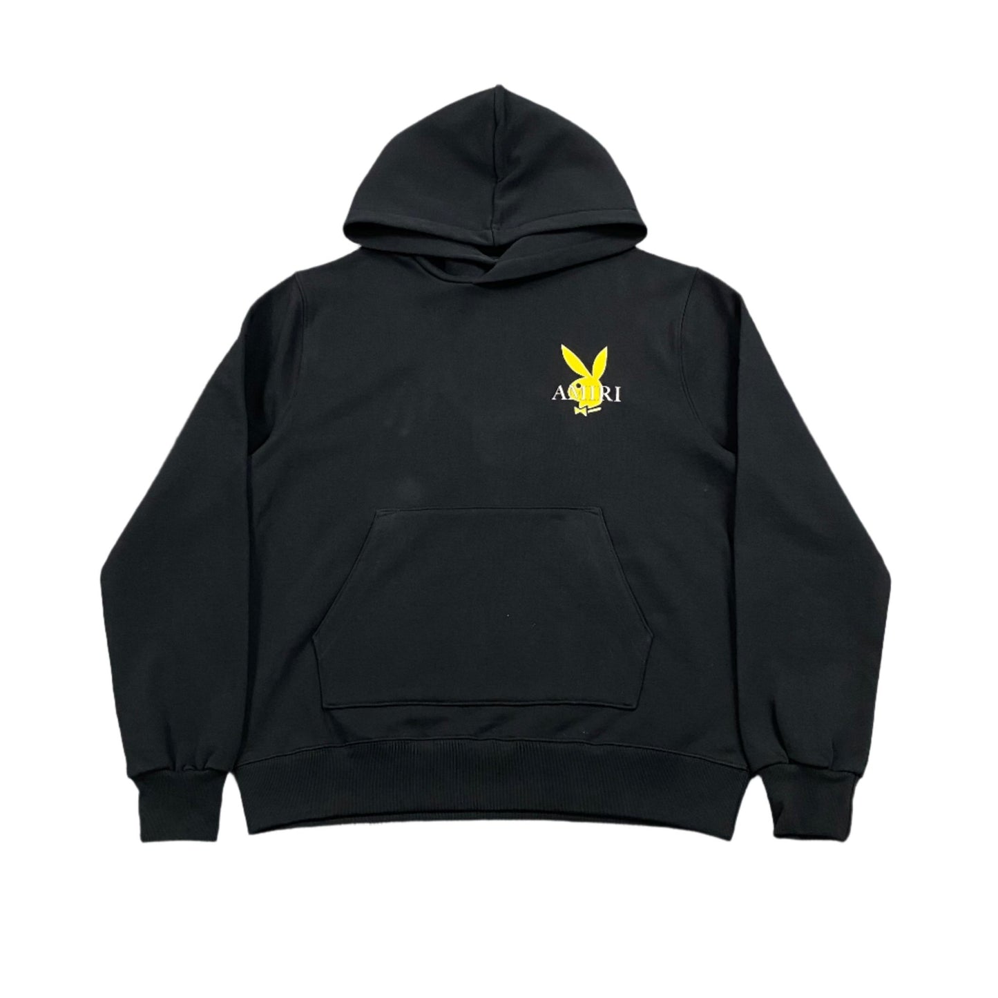 AMIRI PLAYBOY LOGO HOODIE BLACK YELLOW - Sin Sity Reps