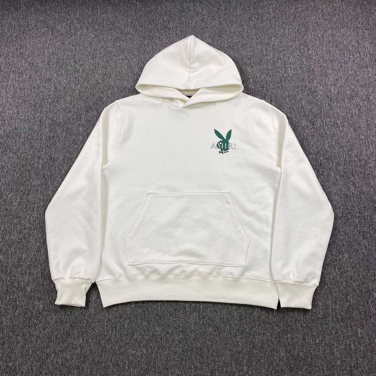 AMIRI PLAYBOY LOGO HOODIE WHITE GREEN - Sin Sity Reps