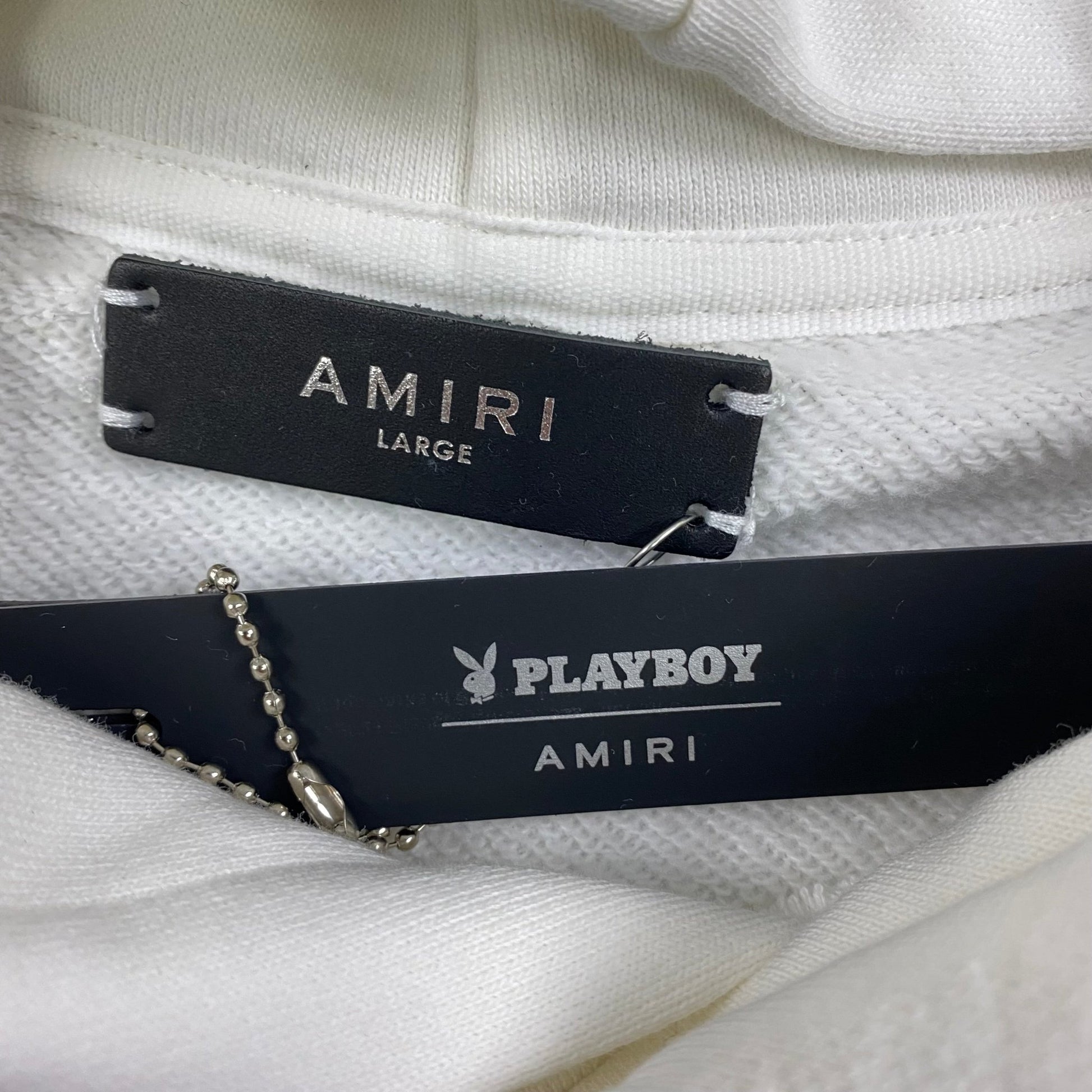 AMIRI PLAYBOY LOGO HOODIE WHITE GREEN - Sin Sity Reps