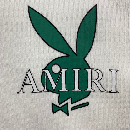 AMIRI PLAYBOY LOGO HOODIE WHITE GREEN - Sin Sity Reps