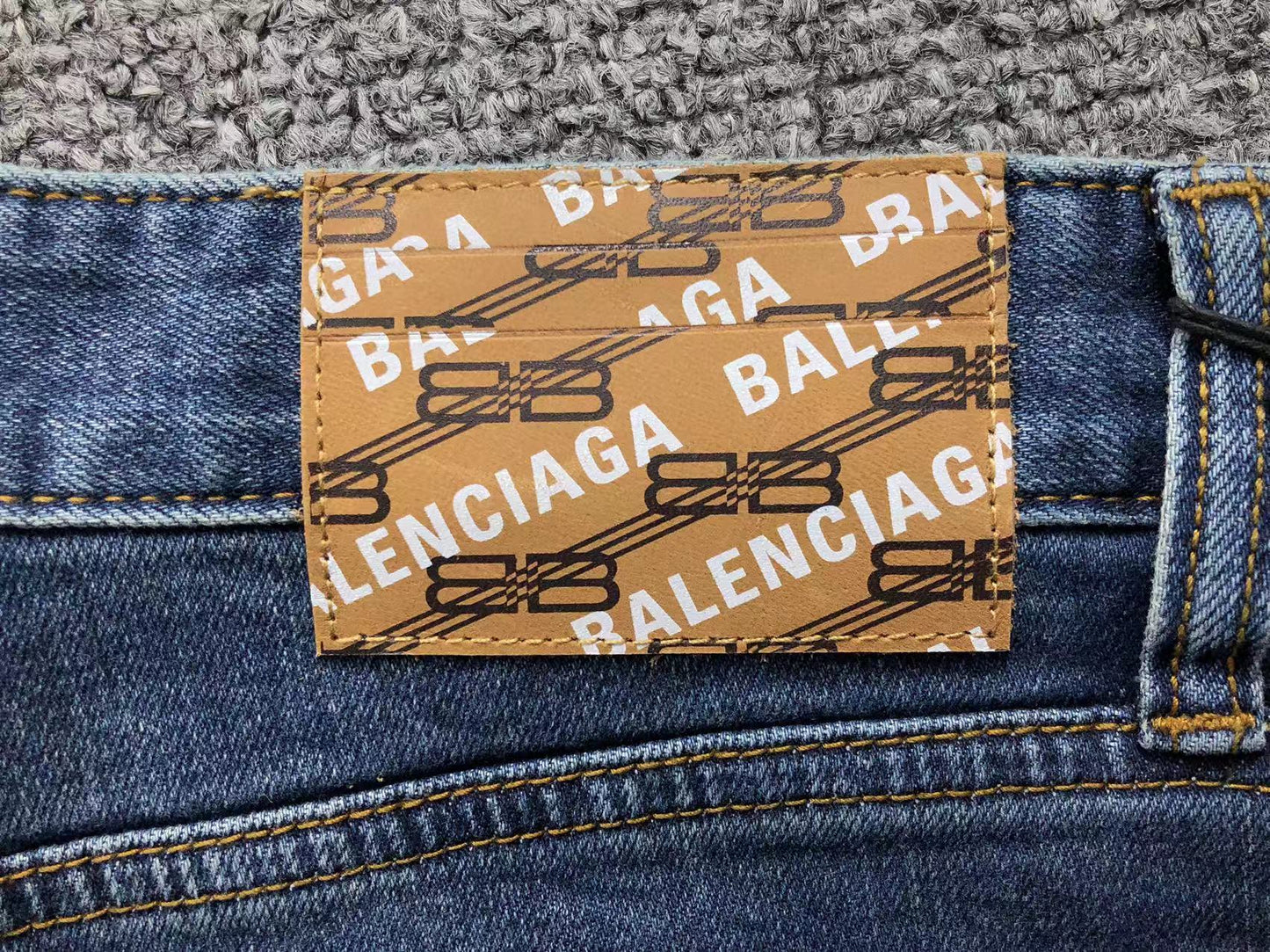 BALENCIAGA BASIC JEANS BLUE DENIM - Sin Sity Reps