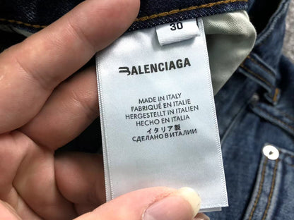 BALENCIAGA BASIC JEANS BLUE DENIM - Sin Sity Reps