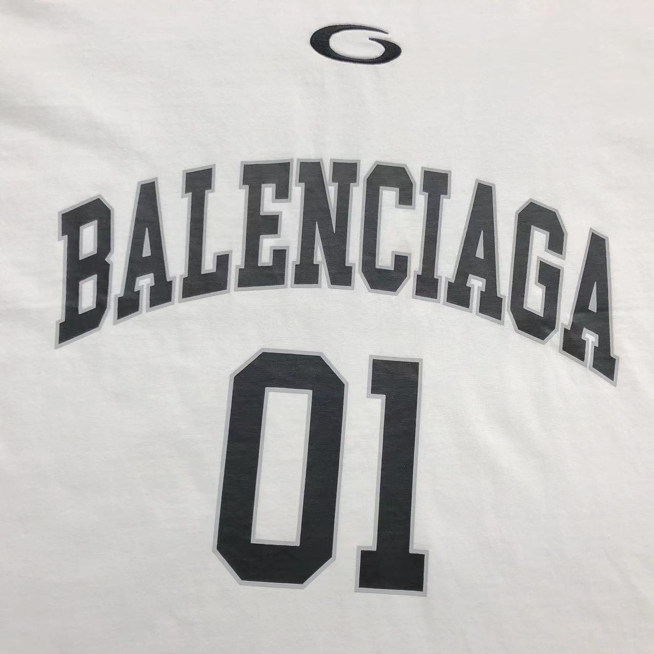 BALENCIAGA BASKETBALL SERIES OVERSIZED T - SHIRT WHITE - Sin Sity Reps