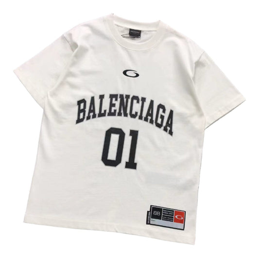 BALENCIAGA BASKETBALL SERIES OVERSIZED T - SHIRT WHITE - Sin Sity Reps