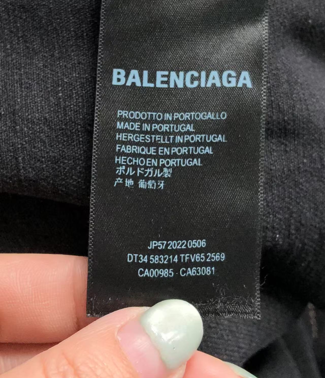 BALENCIAGA LOGO PRINT DENIM JACKET BLACK - Sin Sity Reps