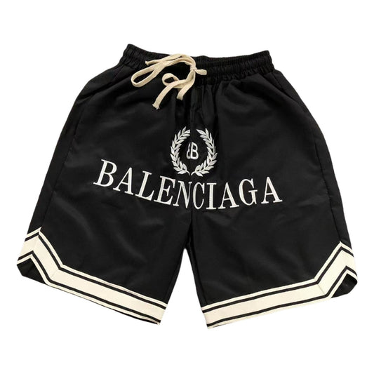 BALENCIAGA LOGO SHORTS BLACK - Sin Sity Reps