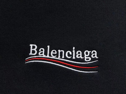 BALENCIAGA POLITICAL CAMPAIGN HOODIE BLACK - Sin Sity Reps