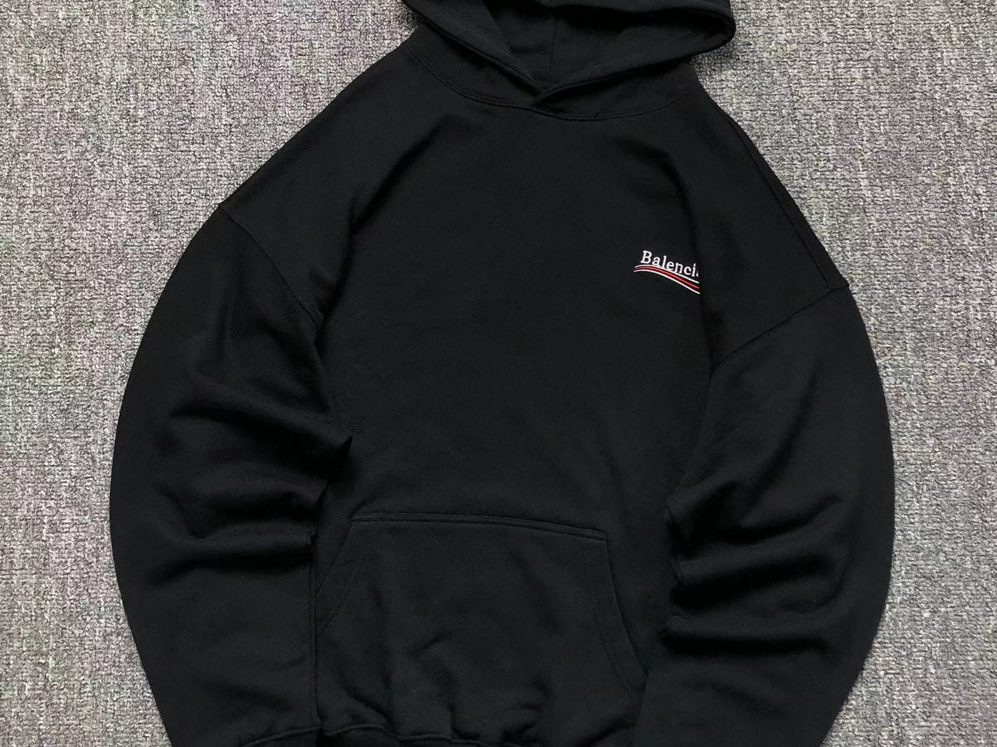 BALENCIAGA POLITICAL CAMPAIGN HOODIE BLACK - Sin Sity Reps