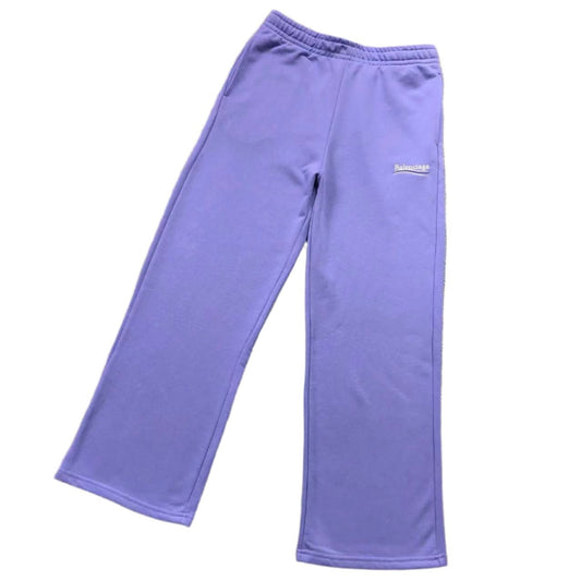 BALENCIAGA POLITICAL CAMPAIGN SWEATPANTS LAVENDER - Sin Sity Reps