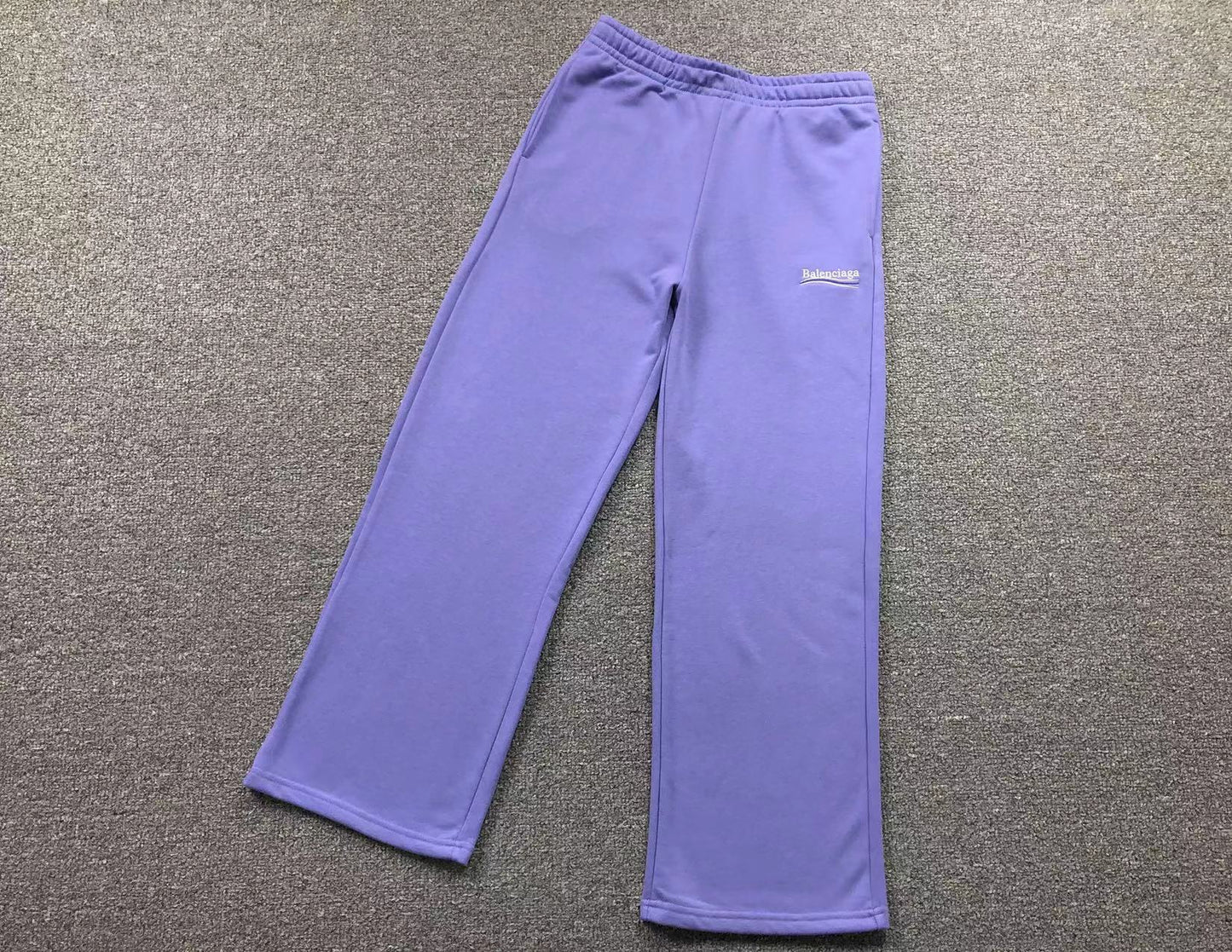 BALENCIAGA POLITICAL CAMPAIGN SWEATPANTS LAVENDER - Sin Sity Reps