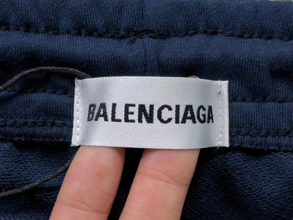 BALENCIAGA POLITICAL CAMPAIGN SWEATPANTS NAVY - Sin Sity Reps