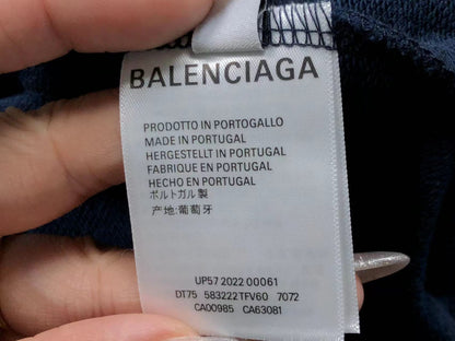 BALENCIAGA POLITICAL CAMPAIGN SWEATPANTS NAVY - Sin Sity Reps