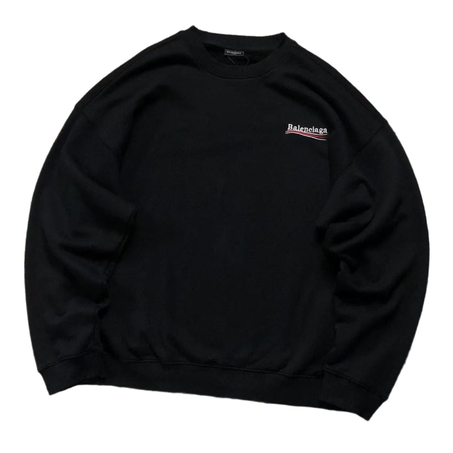 BALENCIAGA POLITICAL CAMPAIGN SWEATSHIRT BLACK - Sin Sity Reps