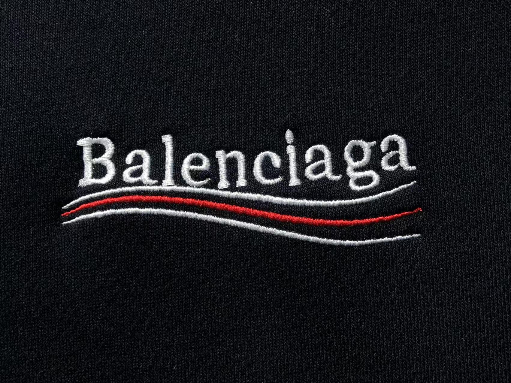 BALENCIAGA POLITICAL CAMPAIGN SWEATSHIRT BLACK - Sin Sity Reps