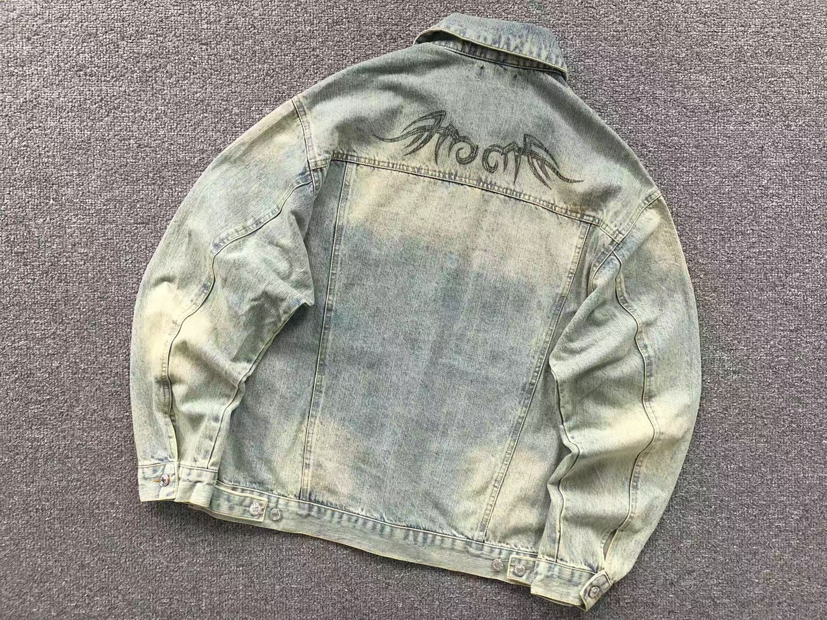 BALENCIAGA Y2K DENIM JACKET - Sin Sity Reps