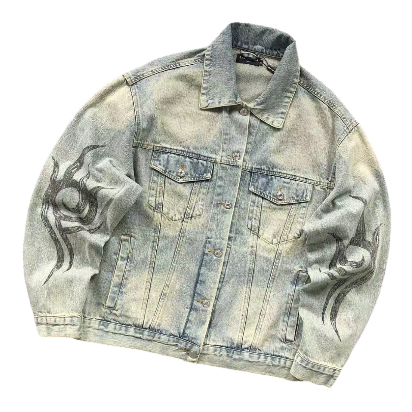 BALENCIAGA Y2K DENIM JACKET - Sin Sity Reps