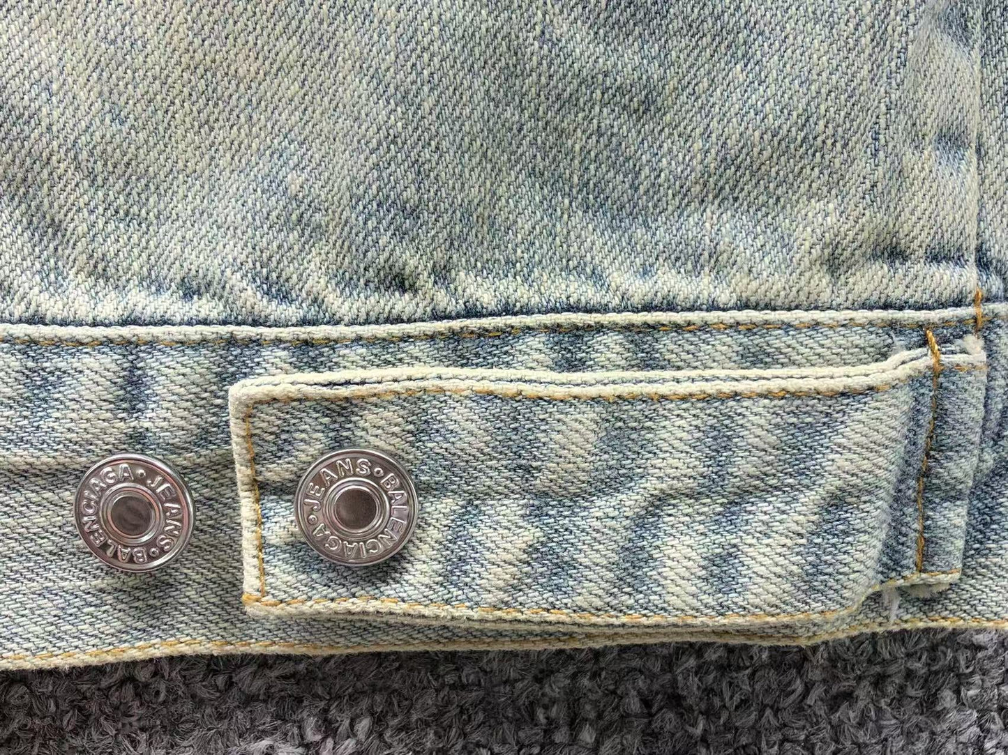 BALENCIAGA Y2K DENIM JACKET - Sin Sity Reps