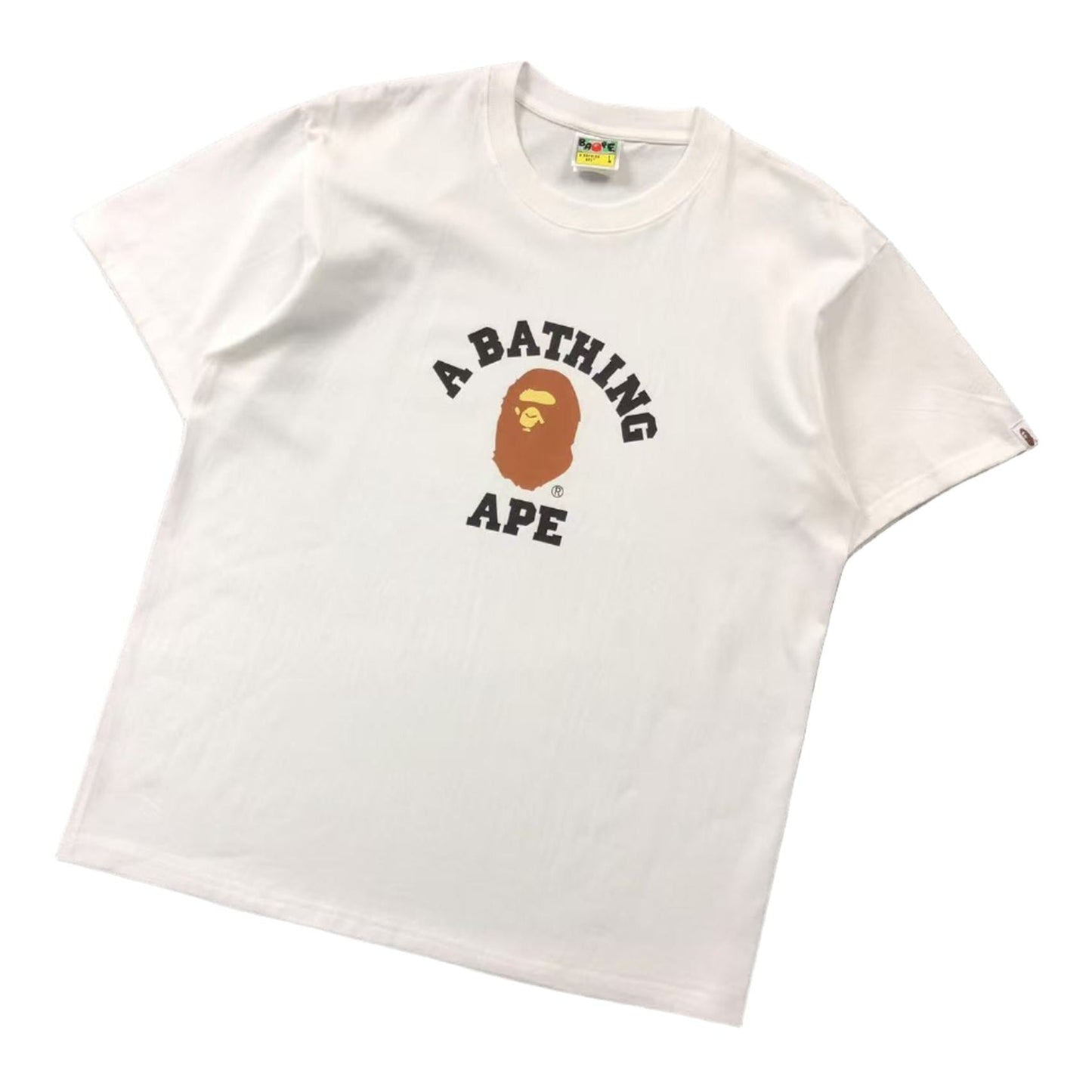 BAPE COLLEGE TEE WHITE - Sin Sity Reps