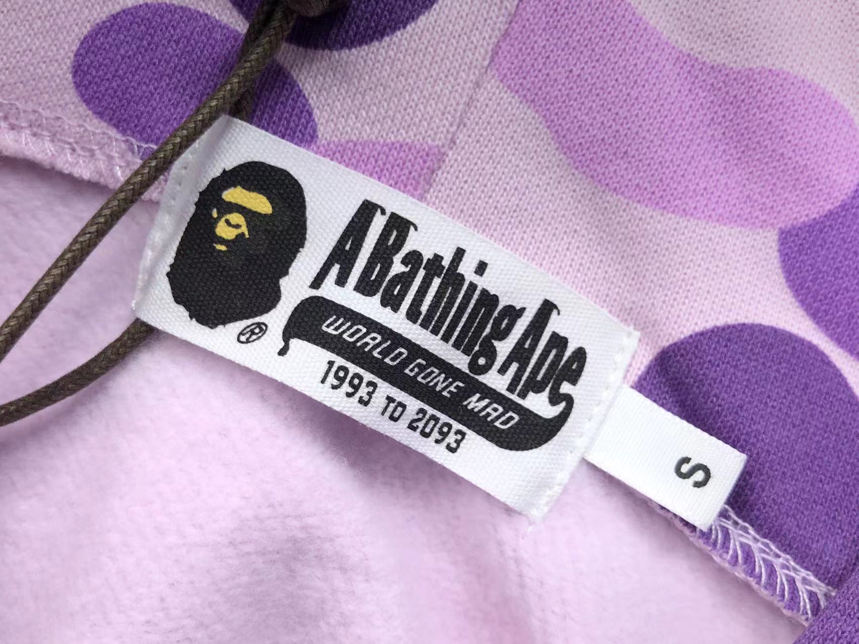 BAPE COLOR CAMO FULL ZIP HOODIE PURPLE - Sin Sity Reps