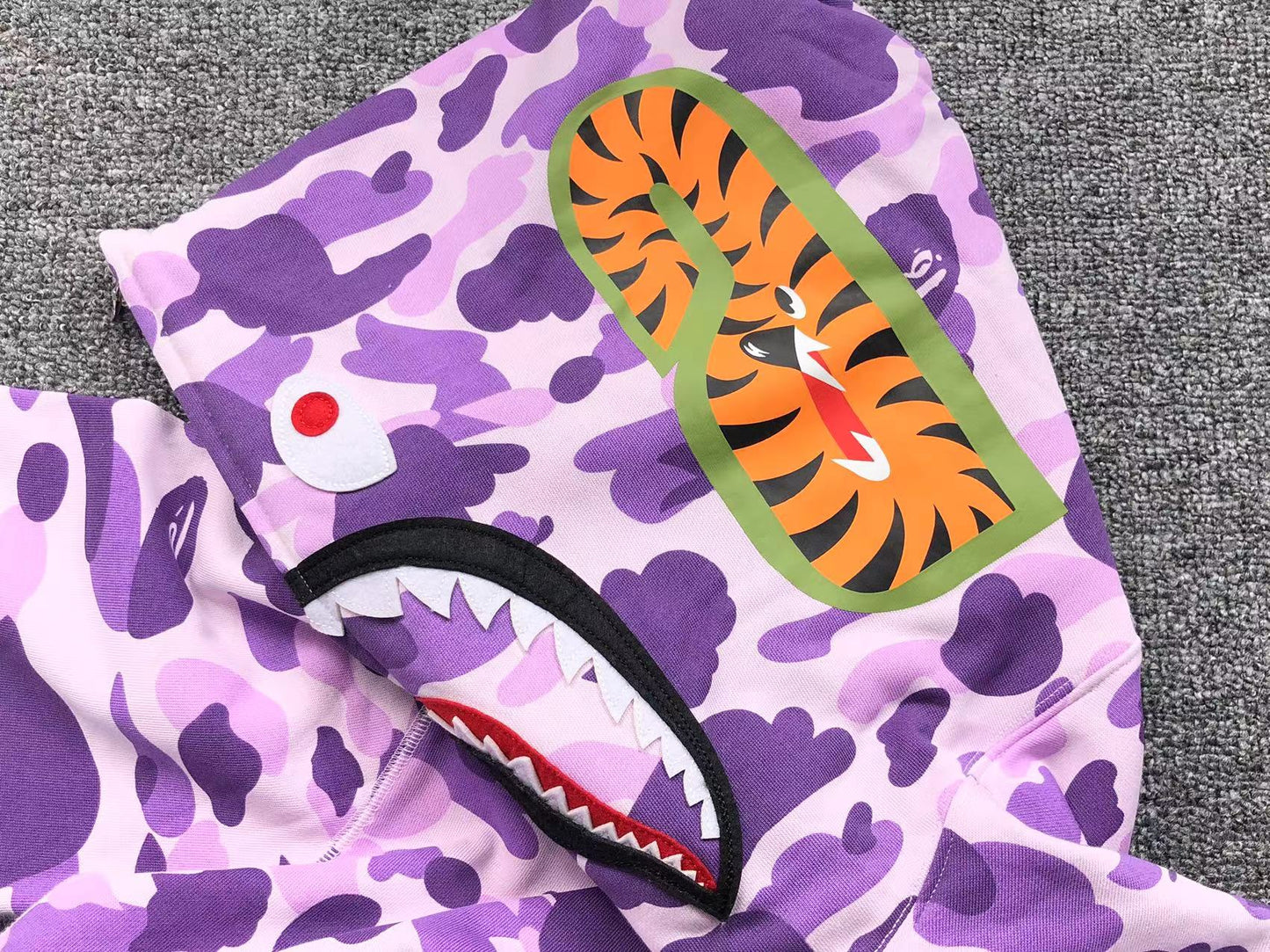 BAPE COLOR CAMO FULL ZIP HOODIE PURPLE - Sin Sity Reps