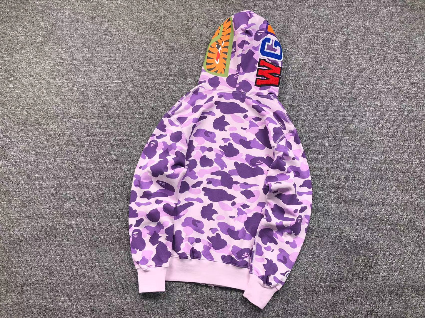 BAPE COLOR CAMO FULL ZIP HOODIE PURPLE - Sin Sity Reps