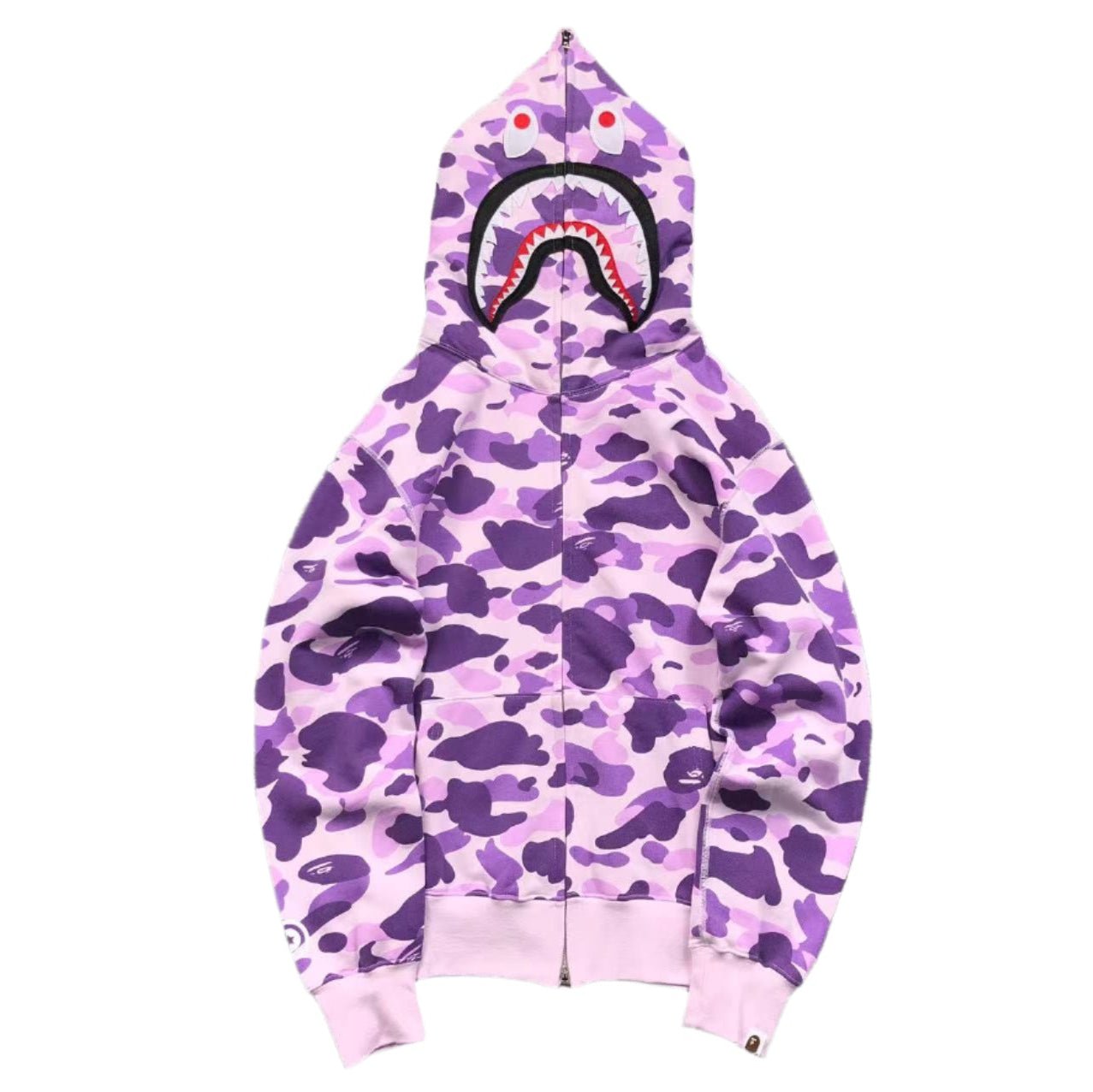 BAPE COLOR CAMO FULL ZIP HOODIE PURPLE - Sin Sity Reps