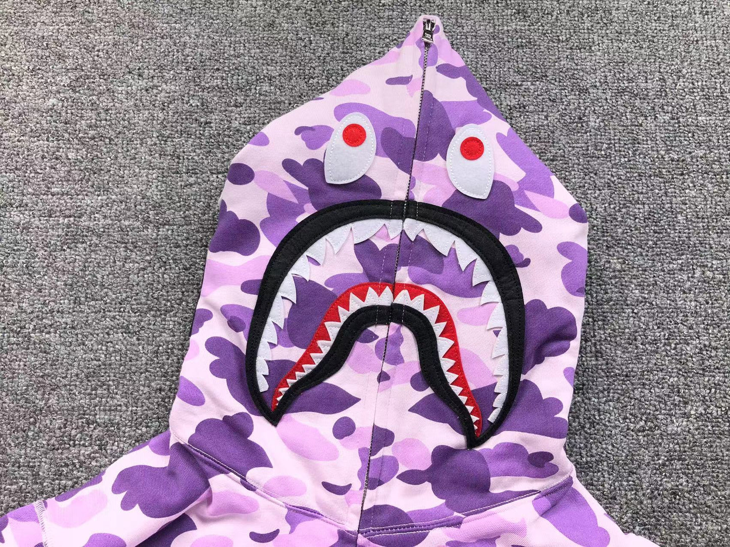 BAPE COLOR CAMO FULL ZIP HOODIE PURPLE - Sin Sity Reps