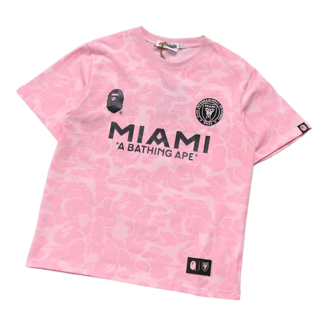 BAPE x INTER MIAMI FOOTBALL JERSEY PINK - Sin Sity Reps